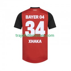 Camiseta 1ª Bayer 04 Leverkusen XHAKA 34 Hombre 2024-2025 Manga Corta