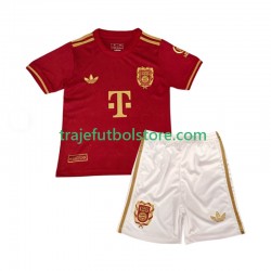 Camiseta 1ª Bayern de Múnich 125th Anniversary Red Niño 2024-2025 Manga Corta