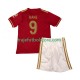 Camiseta 1ª Bayern de Múnich Harry Kane 9 125th Anniversary Red Niño 2024-2025 Manga Corta