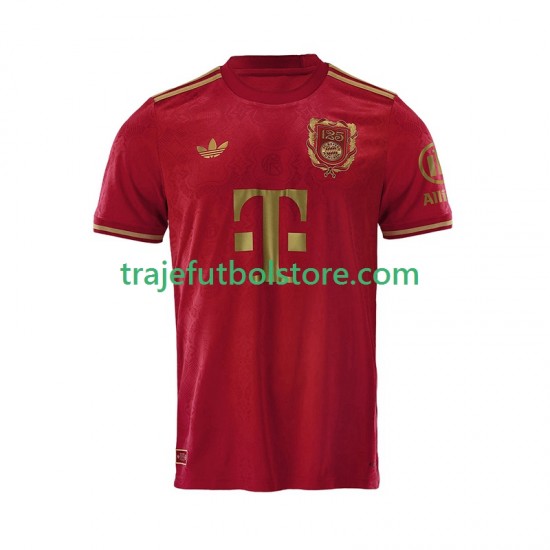 Camiseta 1ª Bayern de Múnich Jamal Musiala 42 125th Anniversary Red Niño 2024-2025 Manga Corta