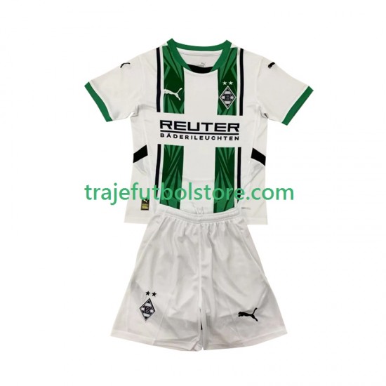 Camiseta 1ª Rusia Bo Monchengladbach Niño 2024-2025 Manga Corta