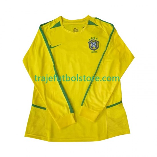 Camiseta 1ª Brasil Retro Hombre 2002 ML