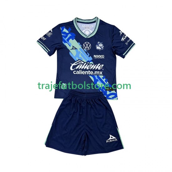 Camiseta 2ª Club Puebla Niño 2024-2025 Manga Corta
