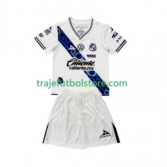 Camiseta 1ª Club Puebla Niño 2024-2025 Manga Corta