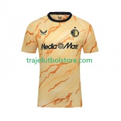 Camiseta 4ª Feyenoord Rotterdam Hombre 2024-2025 Manga Corta