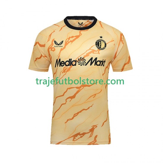 Camiseta 4ª Feyenoord Rotterdam Hombre 2024-2025 Manga Corta