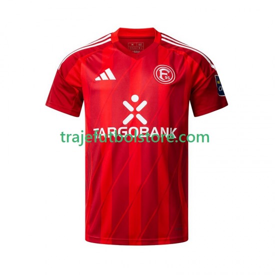 Camiseta 1ª Fortuna Dusseldorf Hombre 2024-2025 Manga Corta