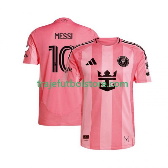 Camiseta 1ª Inter Miami Lionel Messi 10 Hombre 2025 Manga Corta