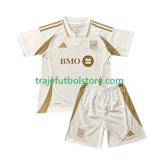Camiseta 2ª Los Angeles FC Niño 2025 Manga Corta