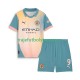 Camiseta 4ª Manchester City Haaland 9 Niño 2024-2025 Manga Corta