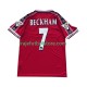 Camiseta 1ª Manchester United Beckham 7 Retro Hombre 1998 1999 Manga Corta