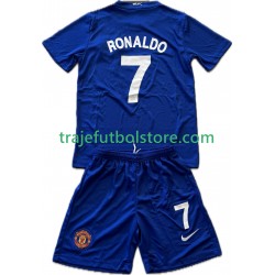 Camiseta 3ª Manchester United Cristiano Ronaldo 7 2009 Retro Niño 2008 Manga Corta