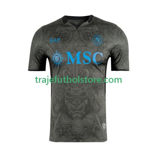 Camiseta 3ª Napoli Hombre 2024-2025 Manga Corta
