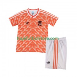Camiseta 1ª Países Bajos 1988 Retro Niño Manga Corta