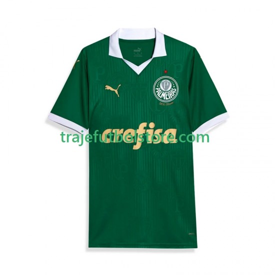 Camiseta 1ª Palmeiras Hombre 2024 Manga Corta