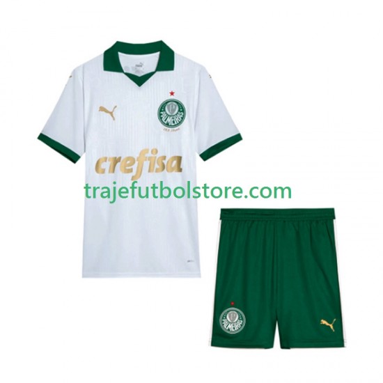 Camiseta 2ª Palmeiras Niño 2024 Manga Corta