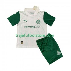 Camiseta 2ª Palmeiras Niño 2025 Manga Corta