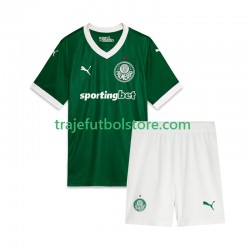 Camiseta 1ª Palmeiras Niño 2025 Manga Corta