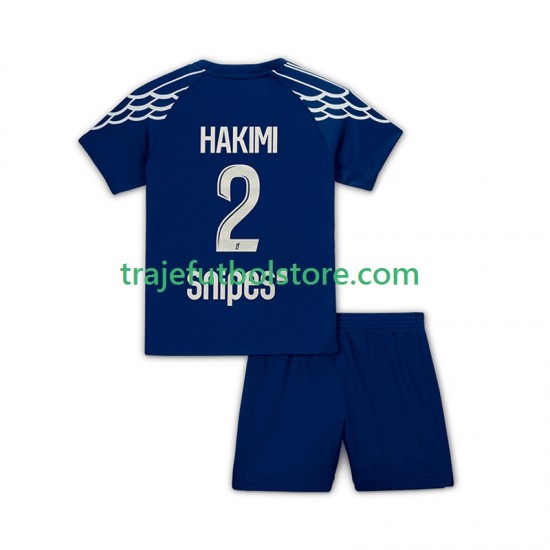 Camiseta 4ª Paris Saint-Germain Hakimi 2 Niño 2024-2025 Manga Corta