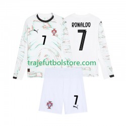 Camiseta 2ª Portugal Cristiano Ronaldo 7 Niño 2025 ML