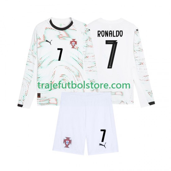 Camiseta 2ª Portugal Cristiano Ronaldo 7 Niño 2025 ML