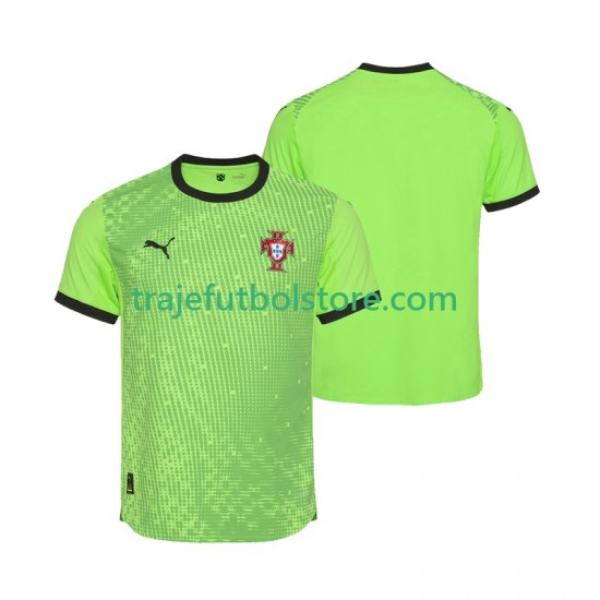 Camiseta 1ª Portugal Portero Hombre 2025 Manga Corta