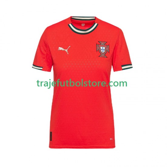 Camiseta 1ª Portugal Mujer 2025 Manga Corta