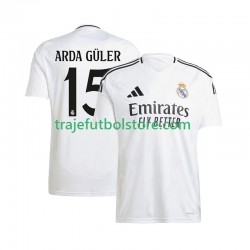 Camiseta 1ª Real Madrid ARDA GuLER 15 Hombre 2024-2025 Manga Corta
