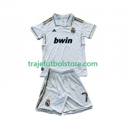 Camiseta 1ª Real Madrid Cristiano Ronaldo 7 2012 Retro Niño 2011 Manga Corta