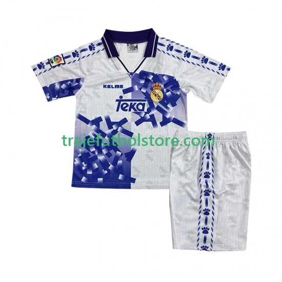 Camiseta 3ª Real Madrid 1996 1997 Retro Niño Manga Corta