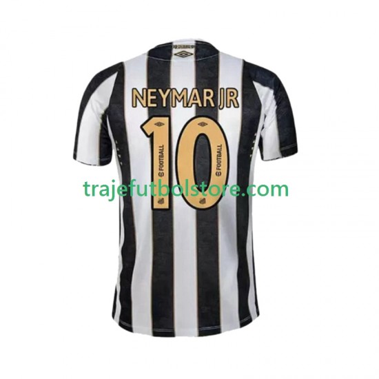 Camiseta 2ª Santos FC Neymar JR 10 Hombre 2024-2025 Manga Corta