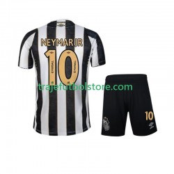 Camiseta 2ª Santos FC Neymar JR 10 Niño 2024-2025 Manga Corta