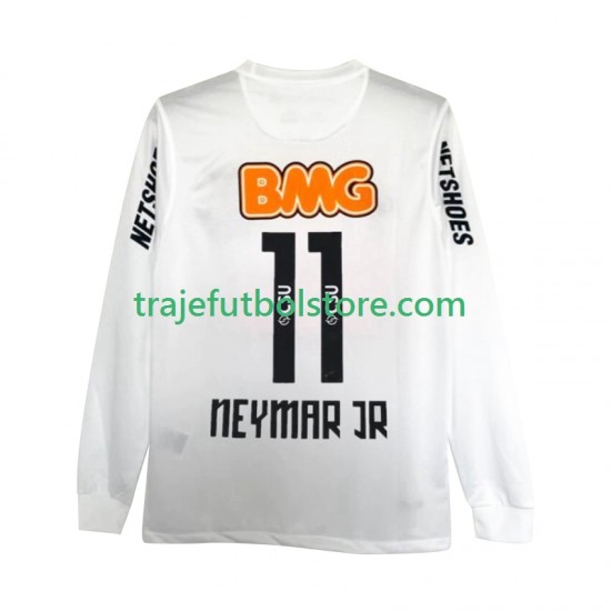 Camiseta 1ª Santos FC Neymar JR 11 2012 Retro Hombre 2011 ML