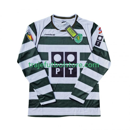 Camiseta 1ª Sporting CP Cristiano Ronaldo 28 2001 2003 Retro Hombre ML