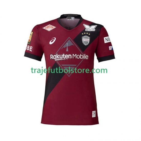 Camiseta 1ª Vissel Kobe Hombre 2025 Manga Corta