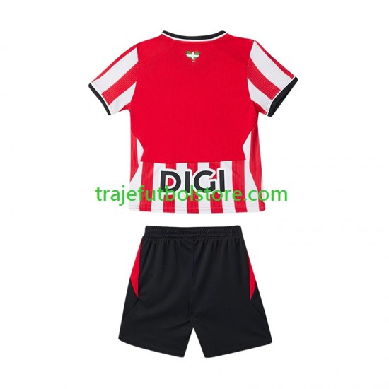 Camiseta 1ª Athletic Bilbao Niño 2026-2027 Manga Corta