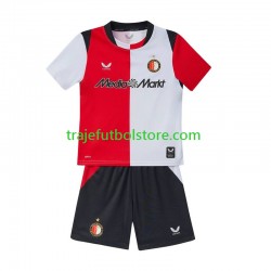 Camiseta 1ª Feyenoord Rotterdam Niño 2026-2027 Manga Corta