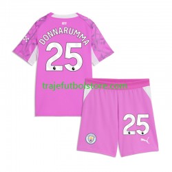Camiseta 2ª Manchester City Gianluigi Donnarumma Portero Niño 2026-2027 Manga Corta
