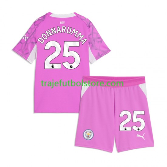 Camiseta 2ª Manchester City Gianluigi Donnarumma Portero Niño 2026-2027 Manga Corta