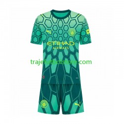 Camiseta 1ª Manchester City Portero Niño 2026-2027 Manga Corta