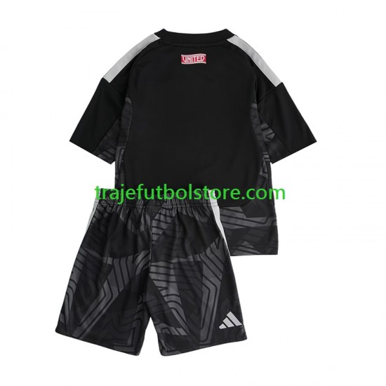 Camiseta 1ª Manchester United Portero Niño 2026-2027 Manga Corta