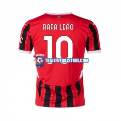 Camiseta 1ª AC Milan RAFA LEAO 10 Hombre 2024-2025 Manga Corta