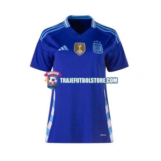 Camiseta 2ª Argentina Mujer 2024 Manga Corta