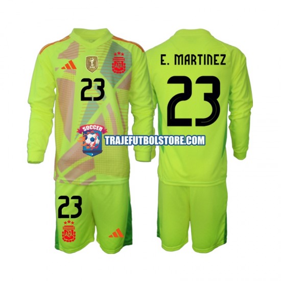 Camiseta 2ª Argentina Emiliano Martinez 23 Portero Niño 2024 ML