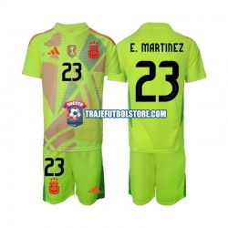 Camiseta 2ª Argentina Emiliano Martinez 23 Portero Niño 2024 Manga Corta