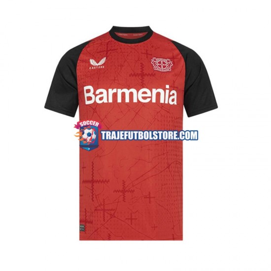 Camiseta 1ª Bayer 04 Leverkusen Hombre 2024-2025 Manga Corta