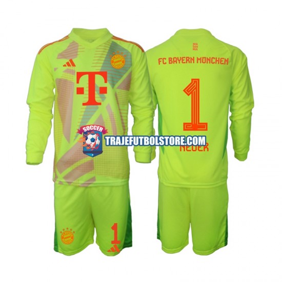 Camiseta 1ª Bayern de Múnich Manuel Neuer 1 Portero Niño 2024-2025 ML
