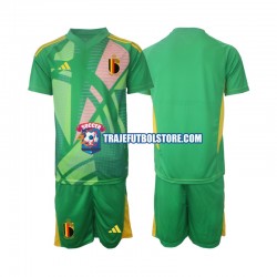 Camiseta 3ª Bélgica Portero Niño Euro 2024 Manga Corta