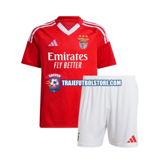 Camiseta 1ª Benfica Niño 2024-2025 Manga Corta