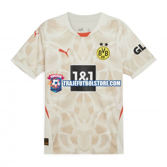 Camiseta 2ª Borussia Dortmund Portero Hombre 2024-2025 Manga Corta
